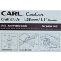 "CARL" 刀片 #B02 (虛線)