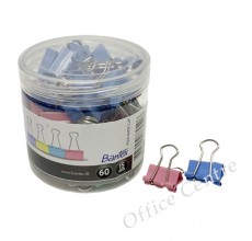 "BANTEX" 彩色反尾夾 15mm