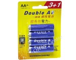 "DOUBLE A" 鹼性電芯 #AA (4粒優惠裝)
