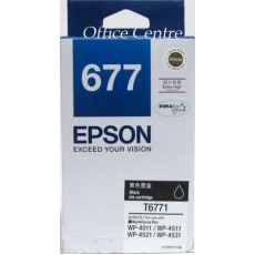 "EPSON" 墨盒-(黑色)  #T6771