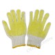 黃膠粒勞工手套