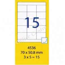 三用電腦貼紙 A4(4536)