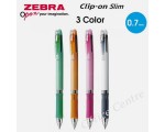 "ZEBRA" 3色按掣原子筆#B3A5